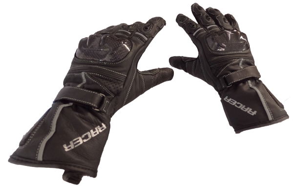 RACER PNG3, weiche, schwarze sportliche Handschuhe